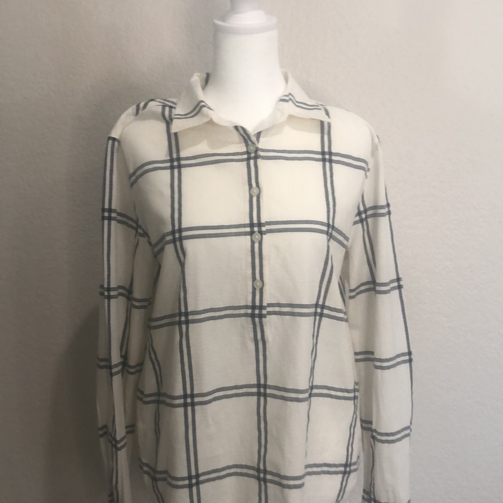 Euc Loft Button Down Top - Softened - image 2